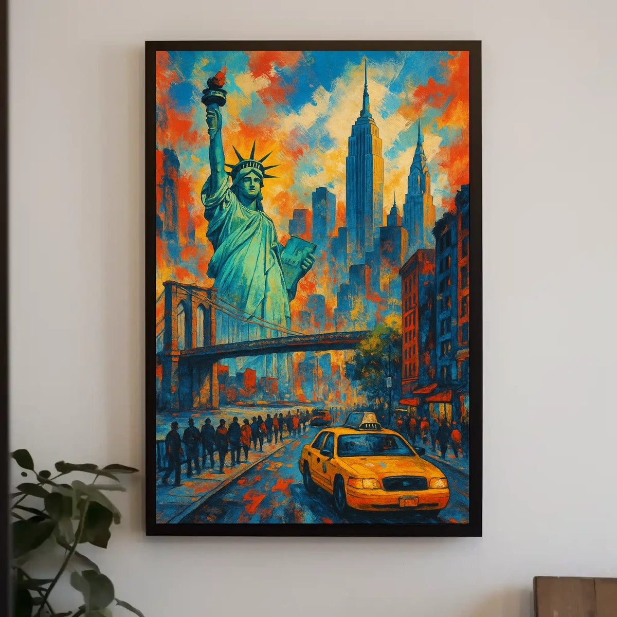 City of Dreams New York Skyline Art Print