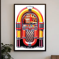 Retro Jukebox Vibes Poster