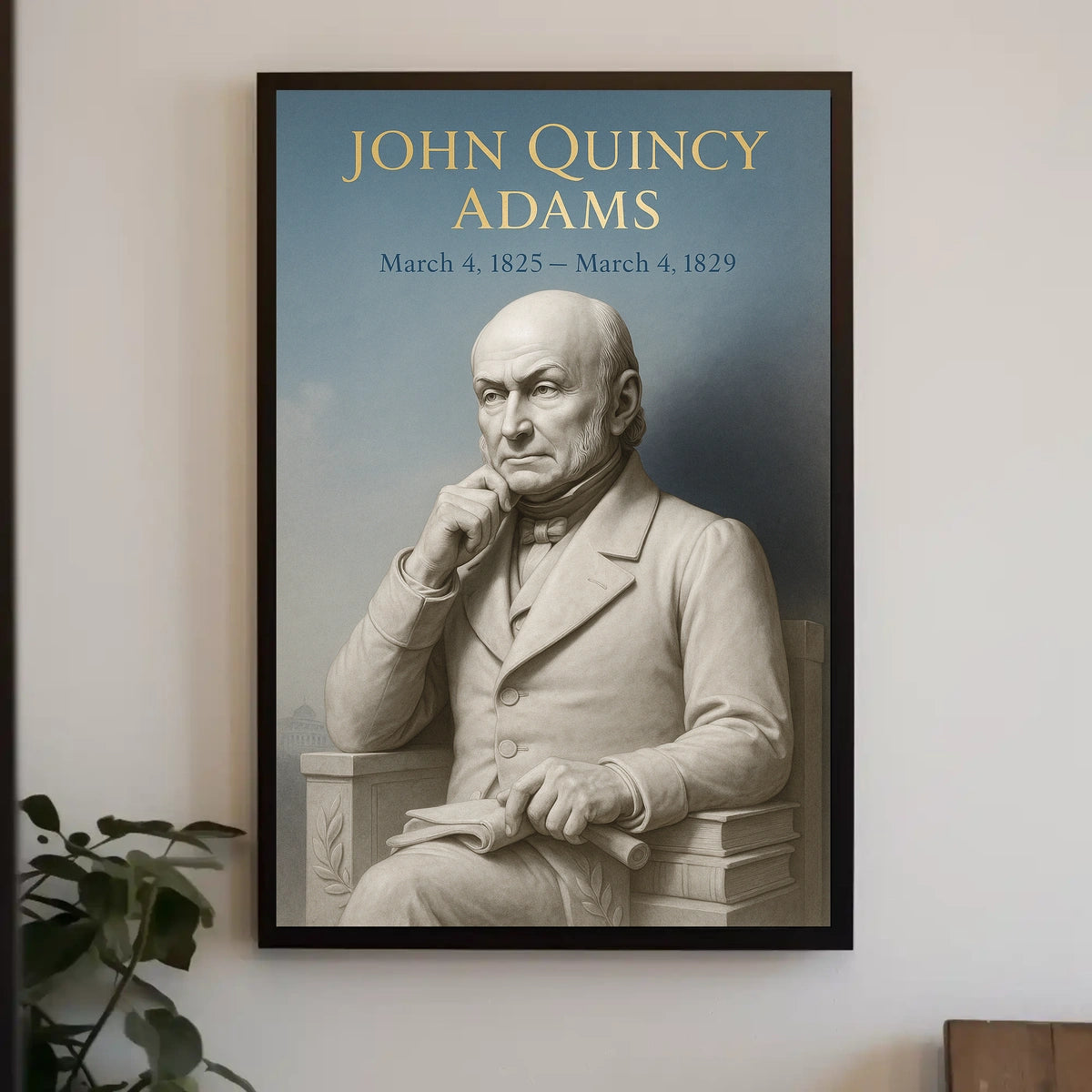 John Quincy Adams 6th President Poster