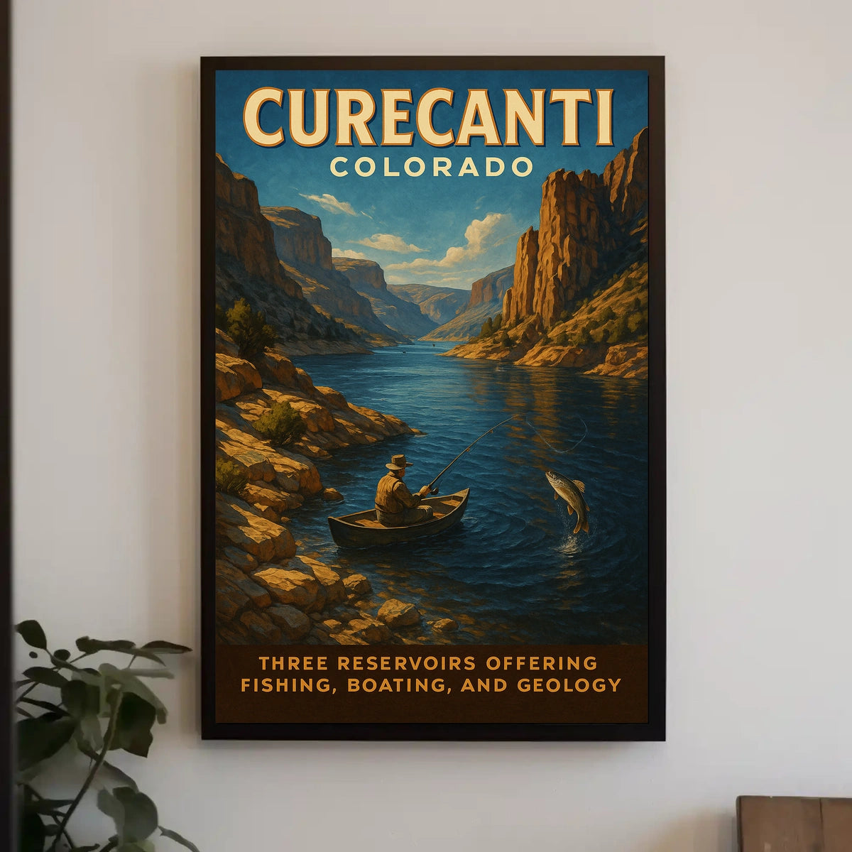 Curecanti Colorado Adventure Poster