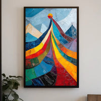 Abstract Modern Art Deco Style Poster