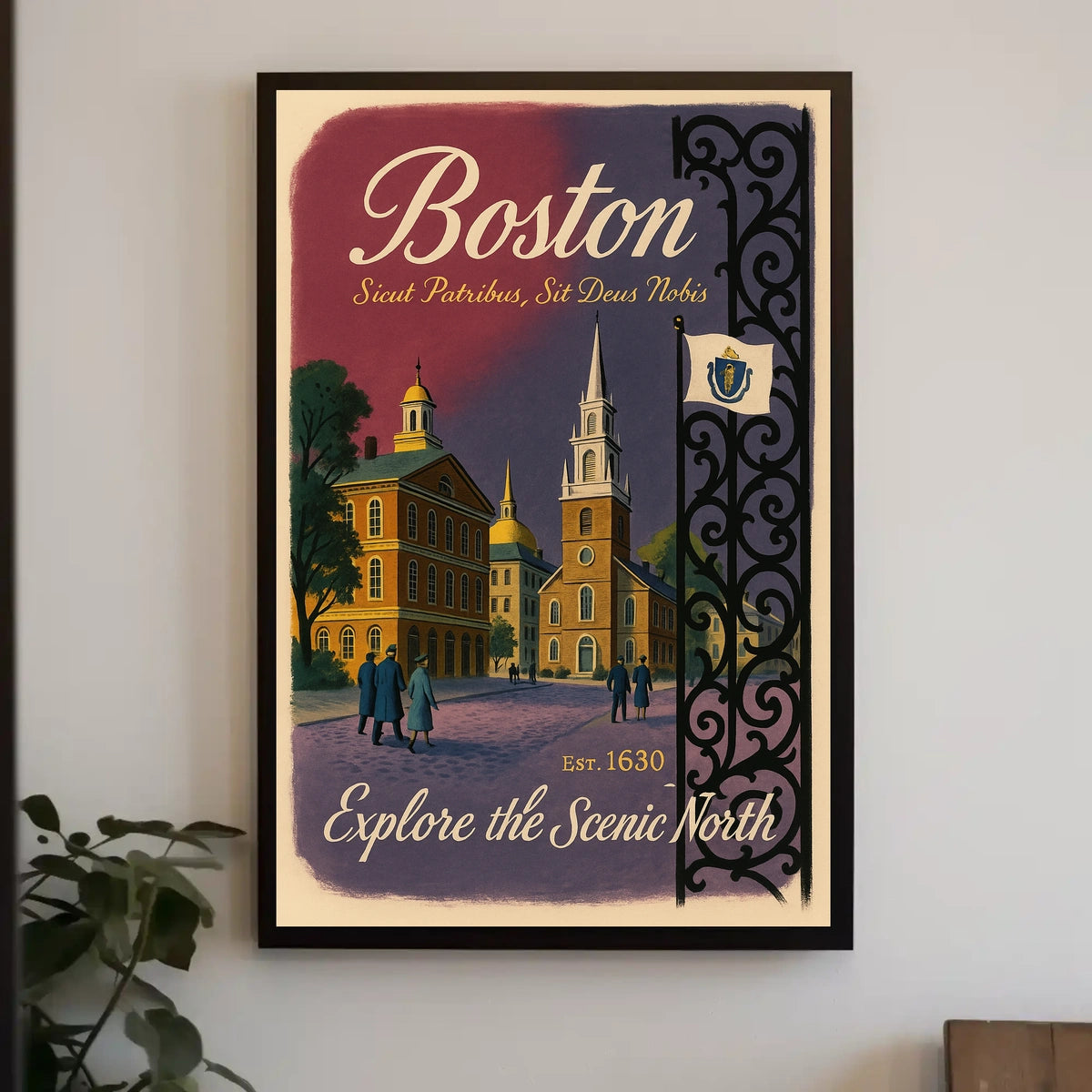 Explore Boston Poster
