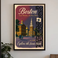 Explore Boston Poster