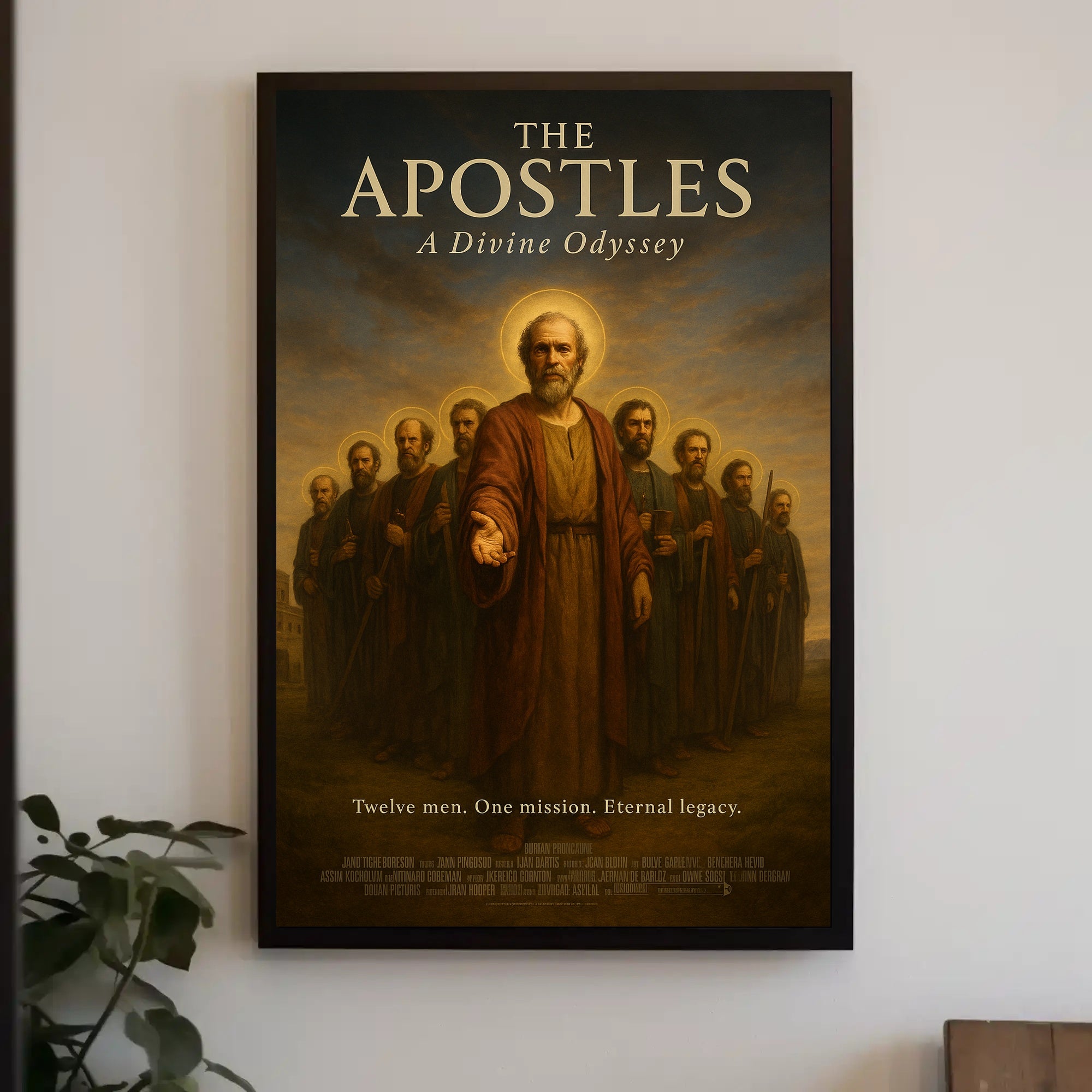 Apostles' Sacred Journey Classic Artistic Poster PosterGoat