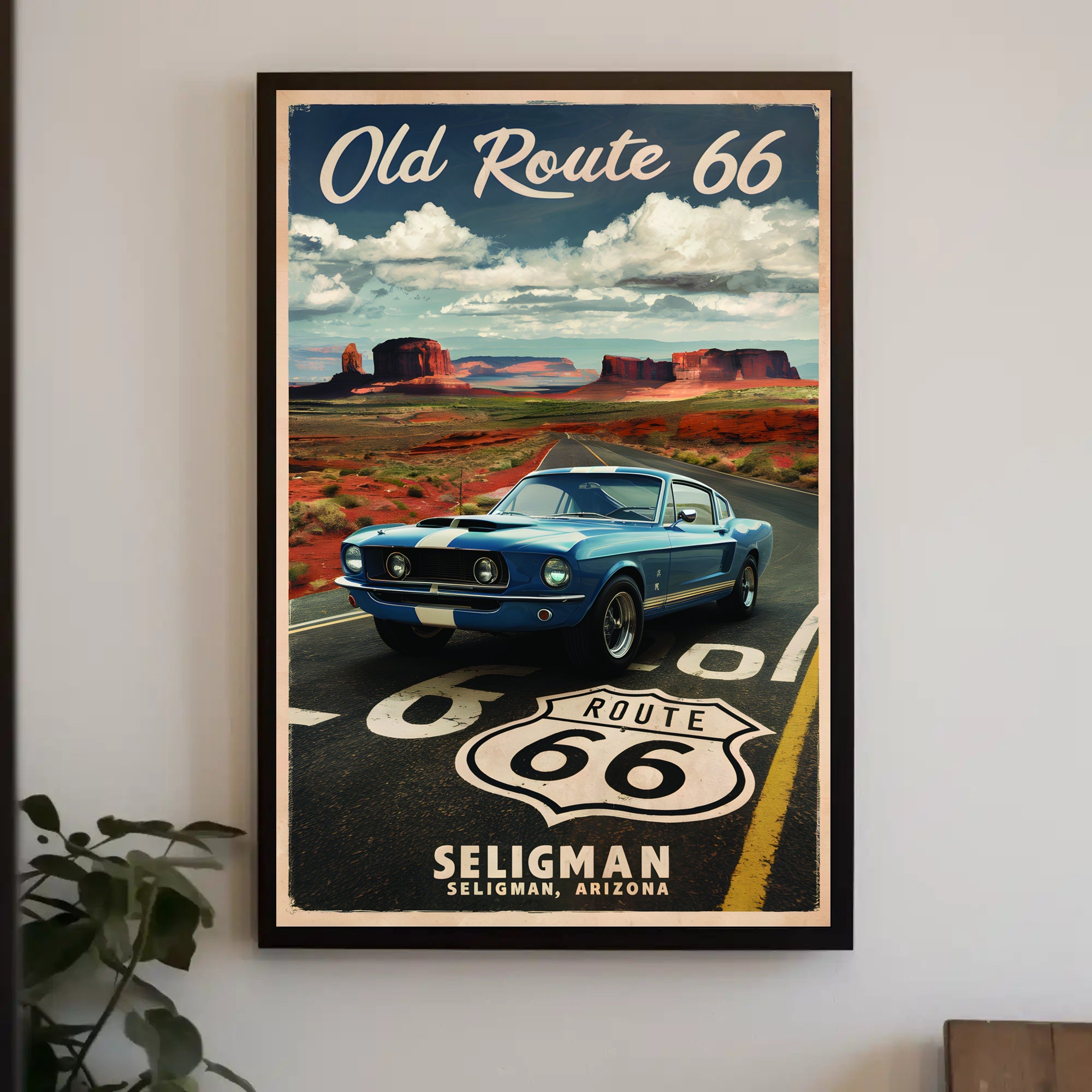 Journey Through Old Route 66 Poster