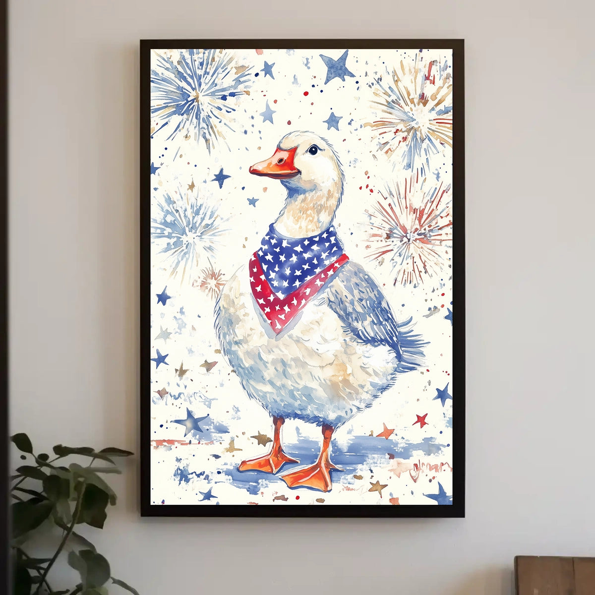 patriotic goose Poster