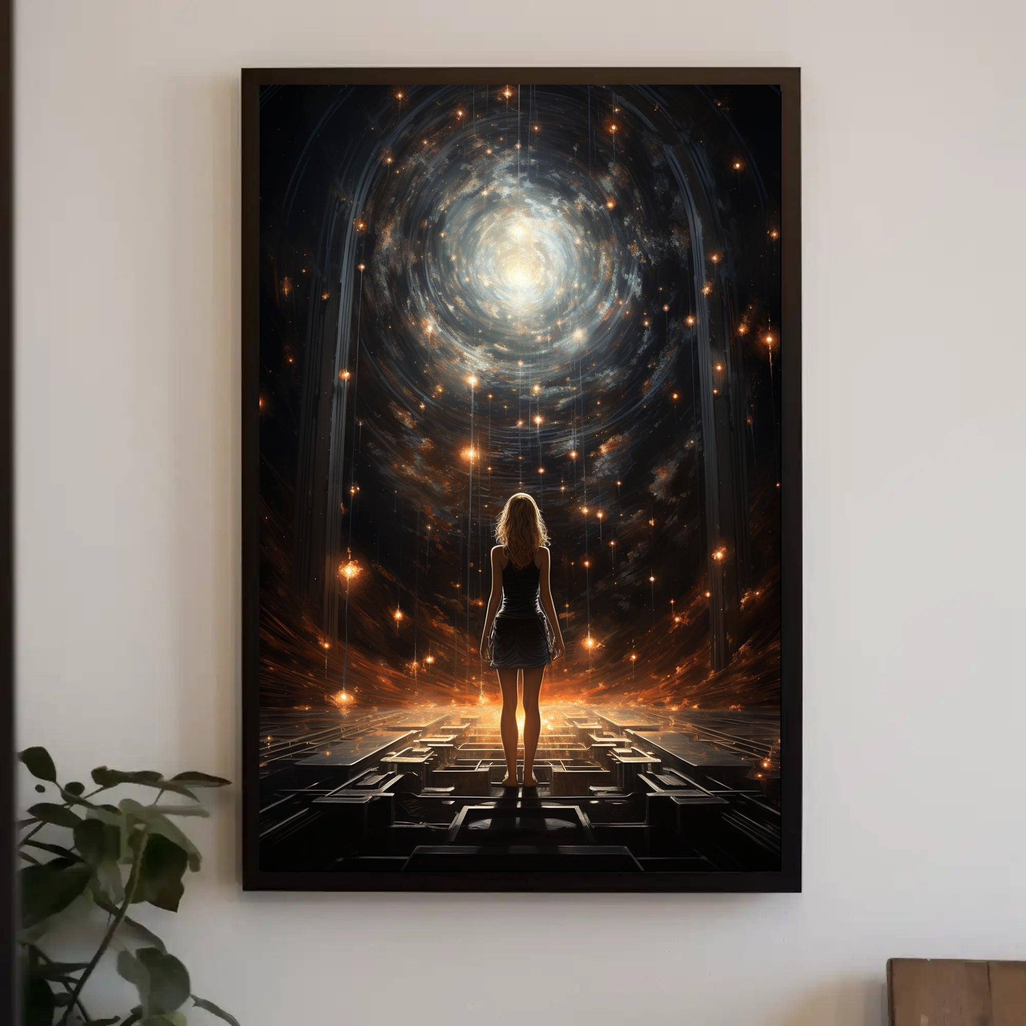 Journey To The Cosmic Vortex Poster PosterGoat