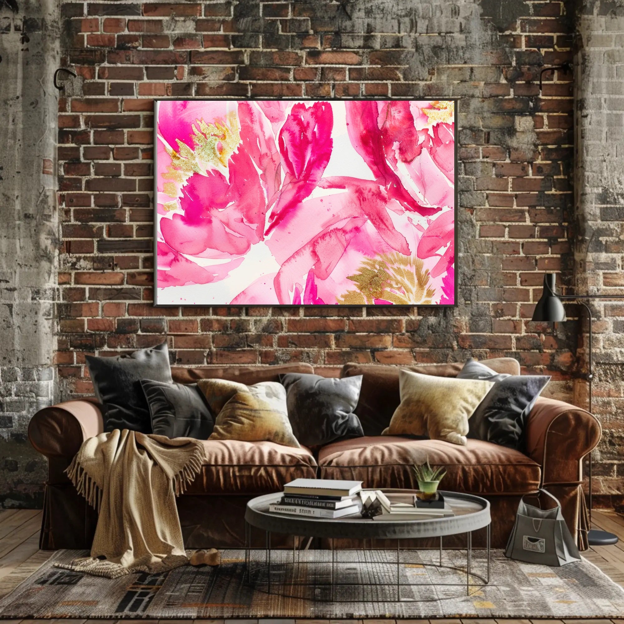 Vibrant Floral Abstraction Poster