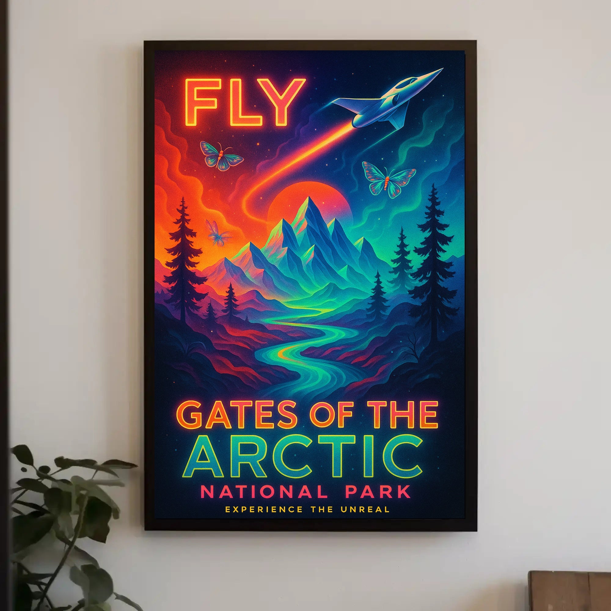 Gates of the Arctic Surreal Adventure National Park Poster