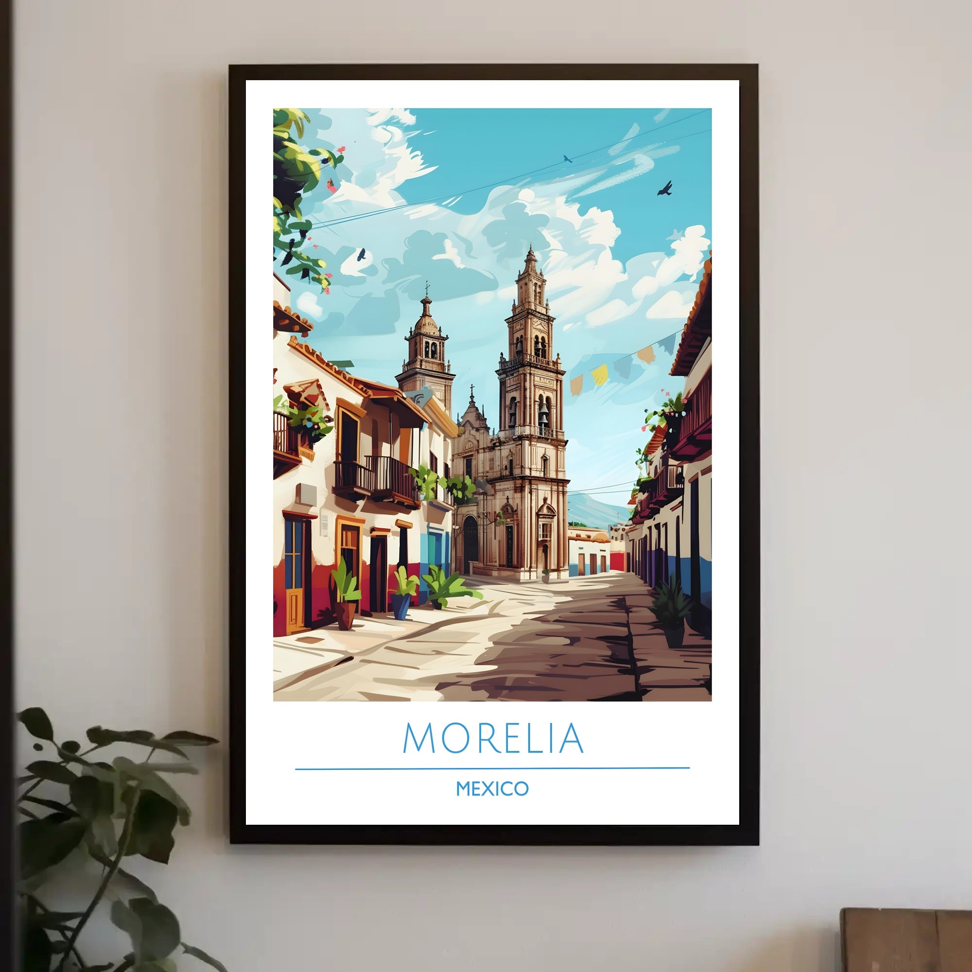 Charming Streets of Morelia Poster