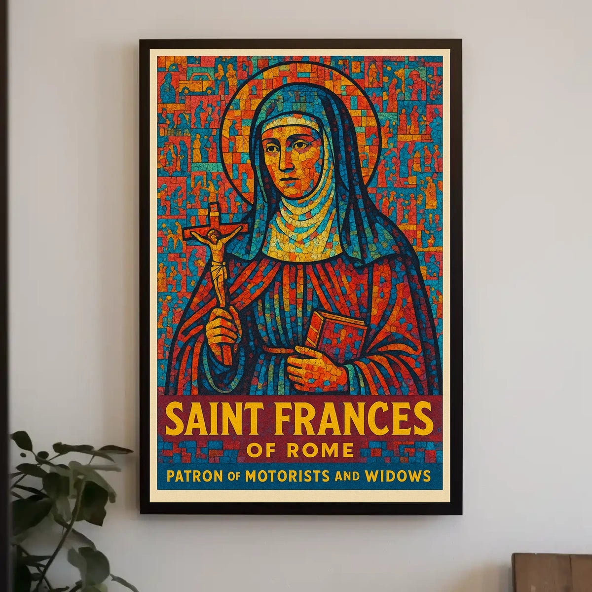 Saint Frances Of Rome Poster