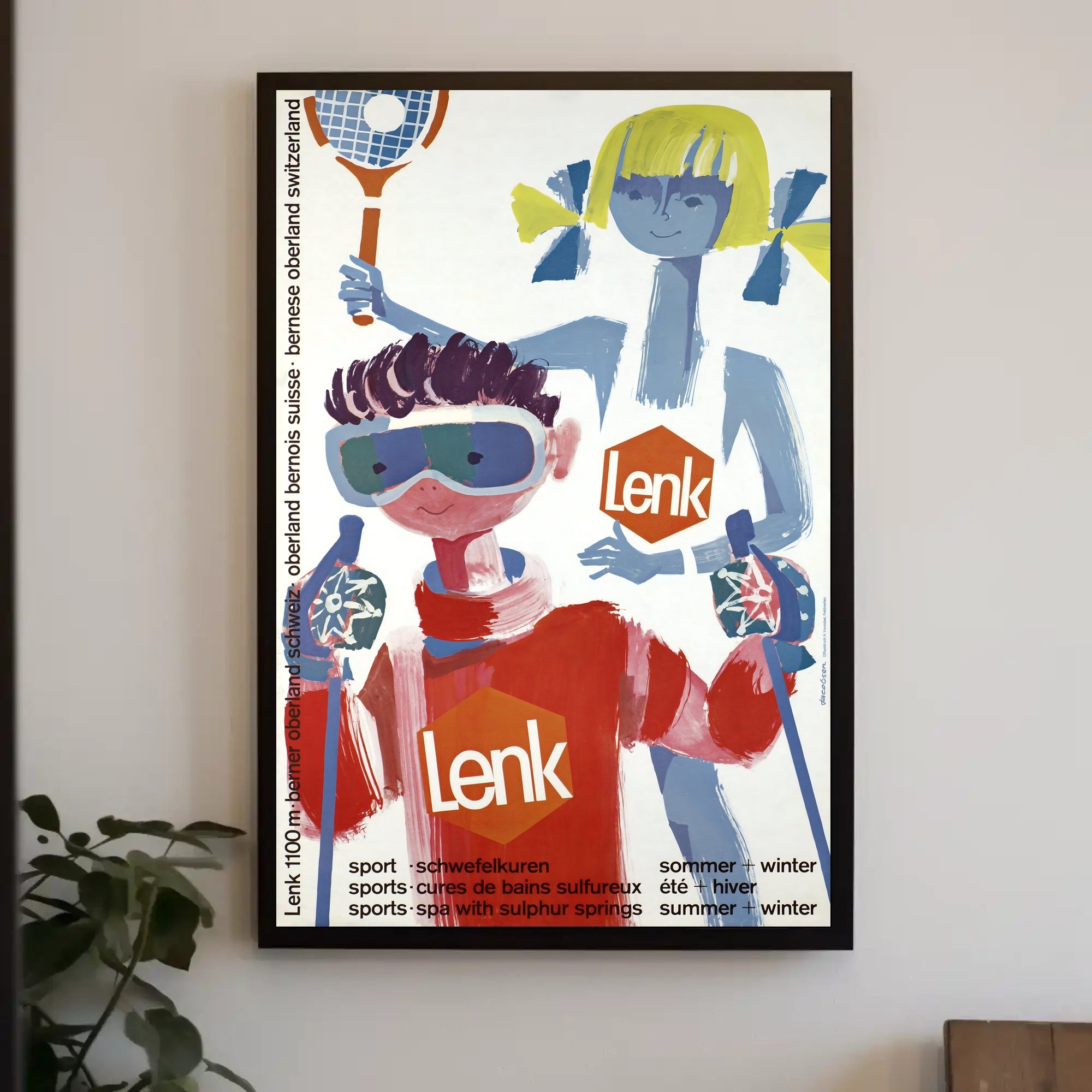 Lenk Travel Promotion Poster PosterGoat