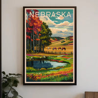 Nebraska Landscape Poster
