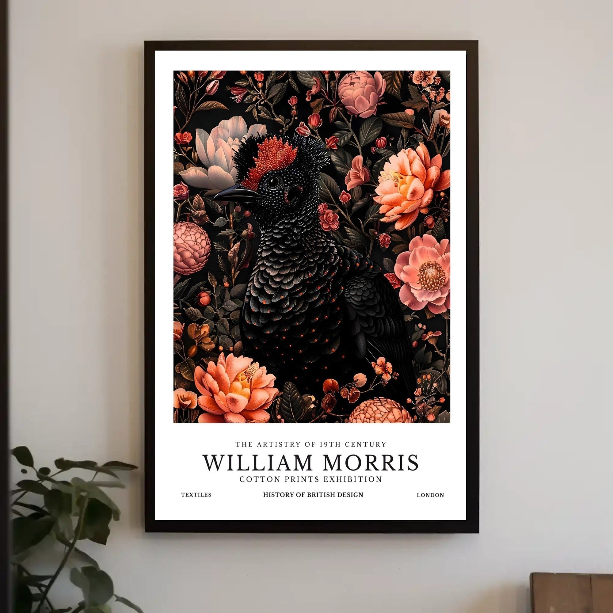William Morris Textile Design Vintage Artistic Poster