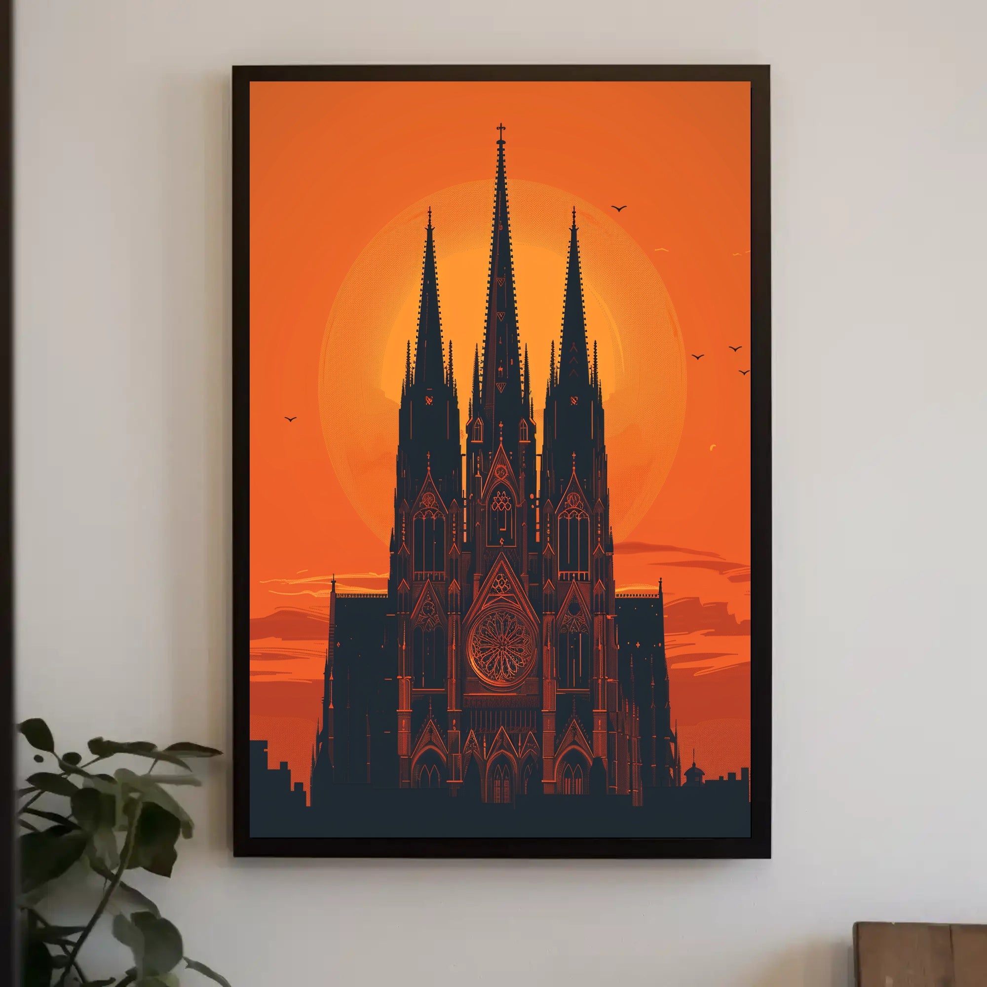 Mystical Forest Bird Poster: Dark and Enchanting Art PosterGoat