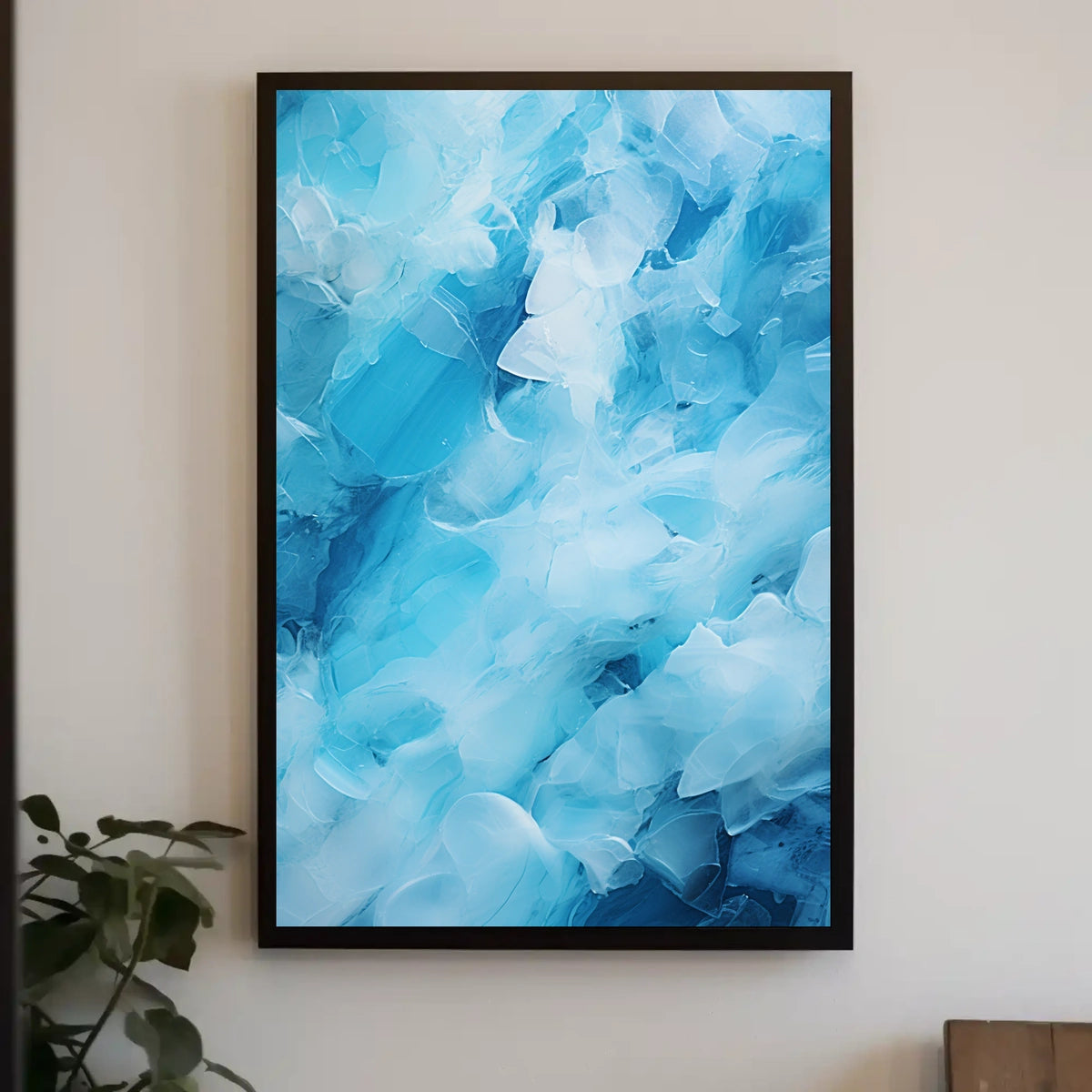 Abstract Ice Formations Abstract Poster