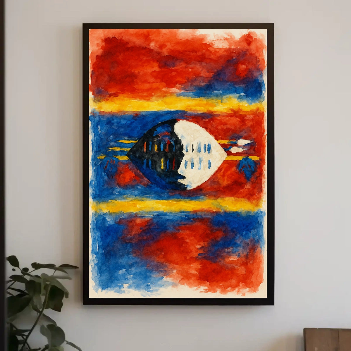 Vibrant Abstract Expression Abstract Poster