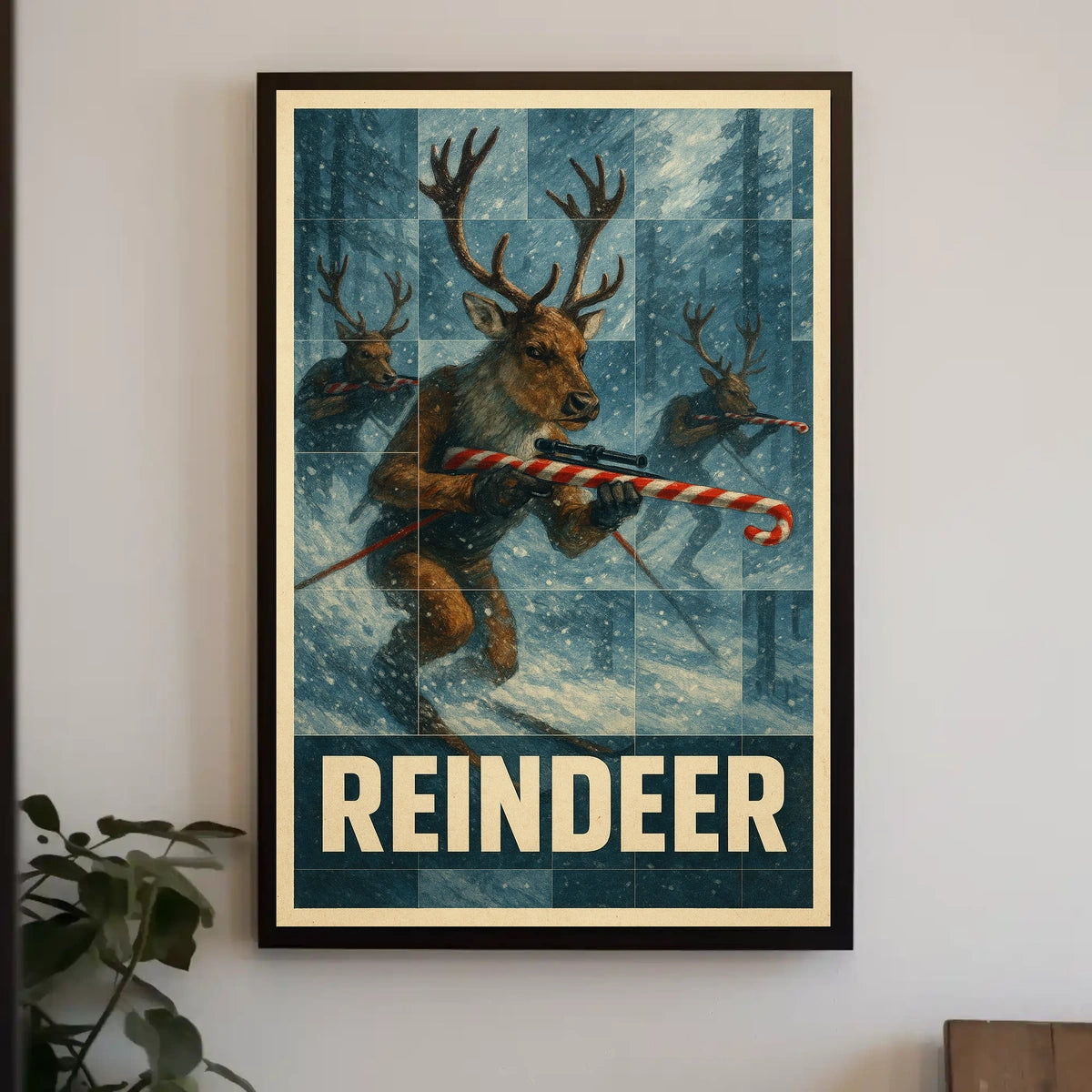 Reindeer Patrol Poster