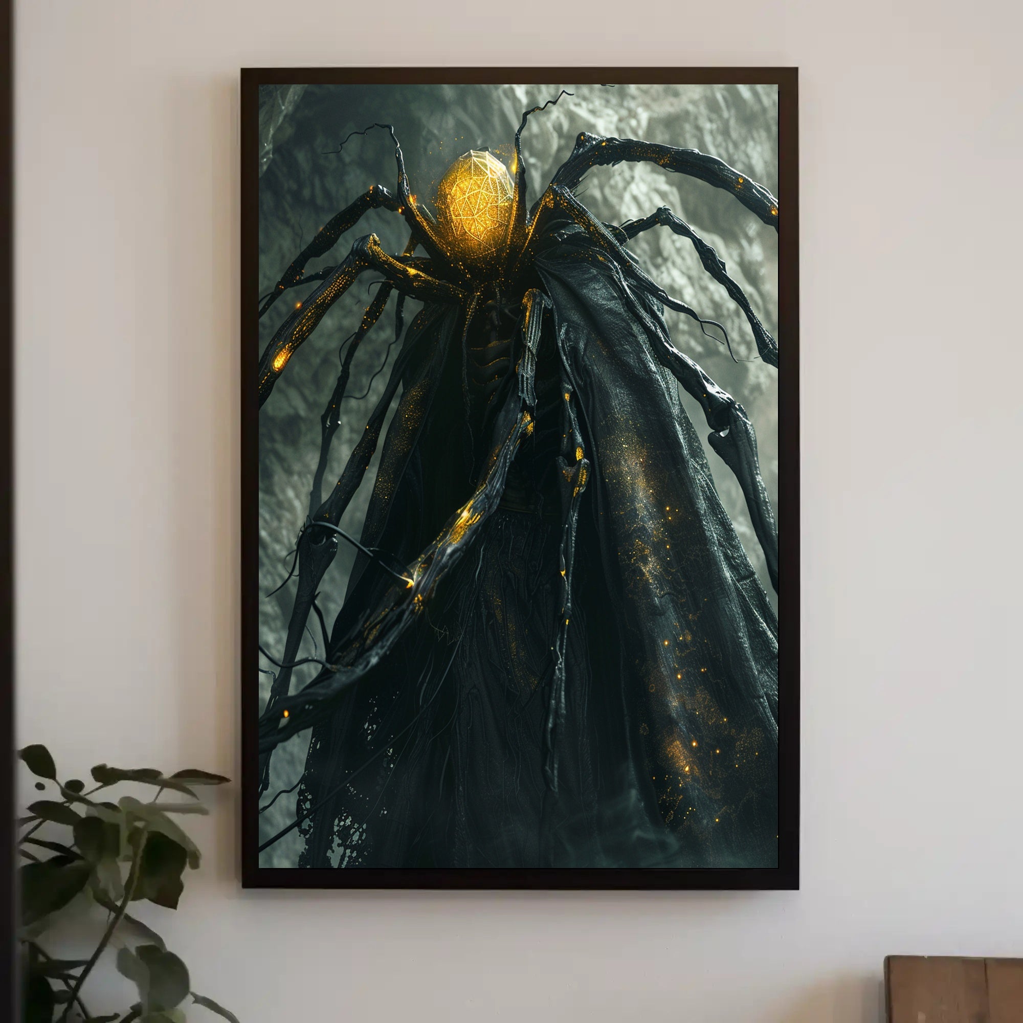 Mystical Cloaked Entity in a Fantasy or Mythology Poster PosterGoat
