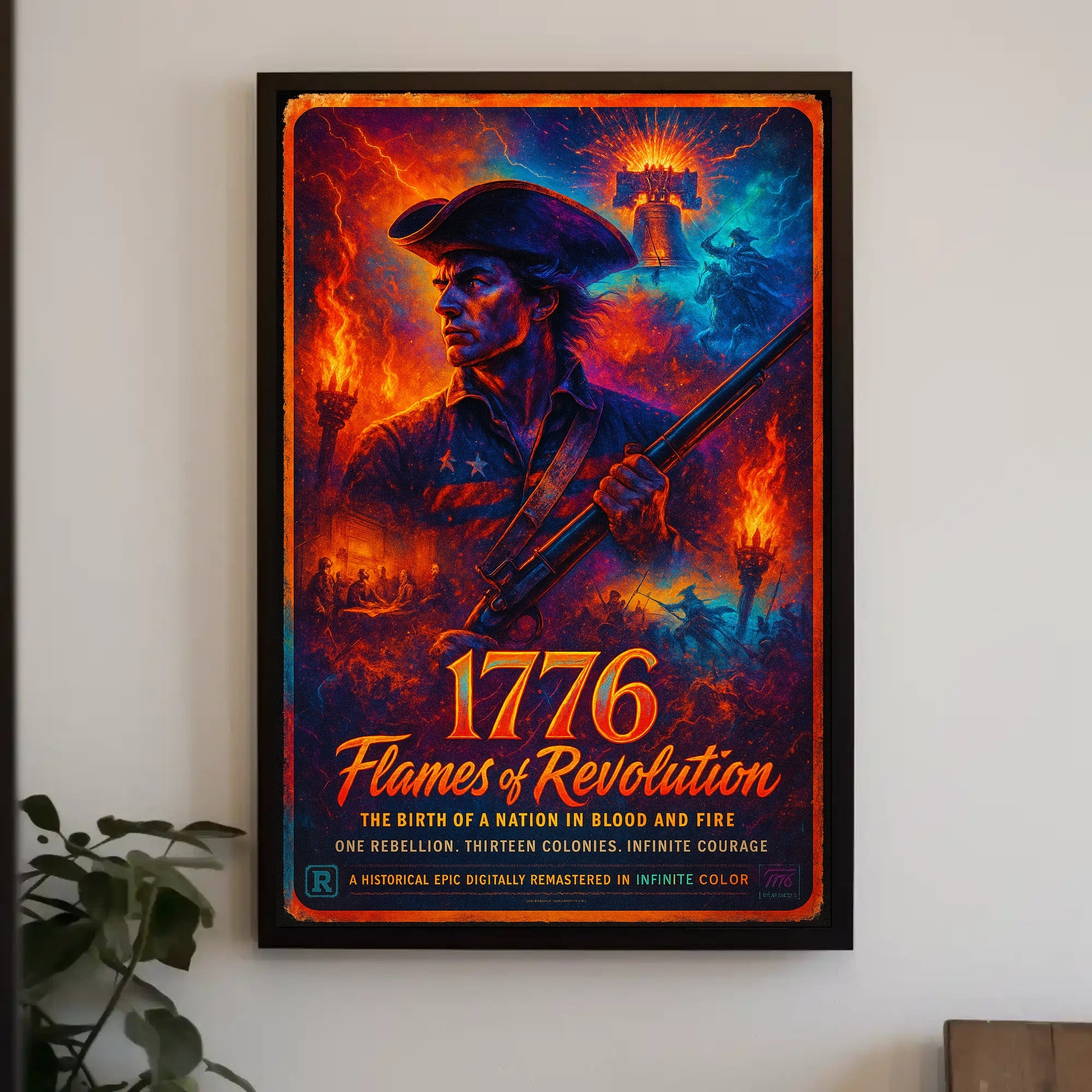 1776 Rebellion and Independence Historical or Presidential Poster