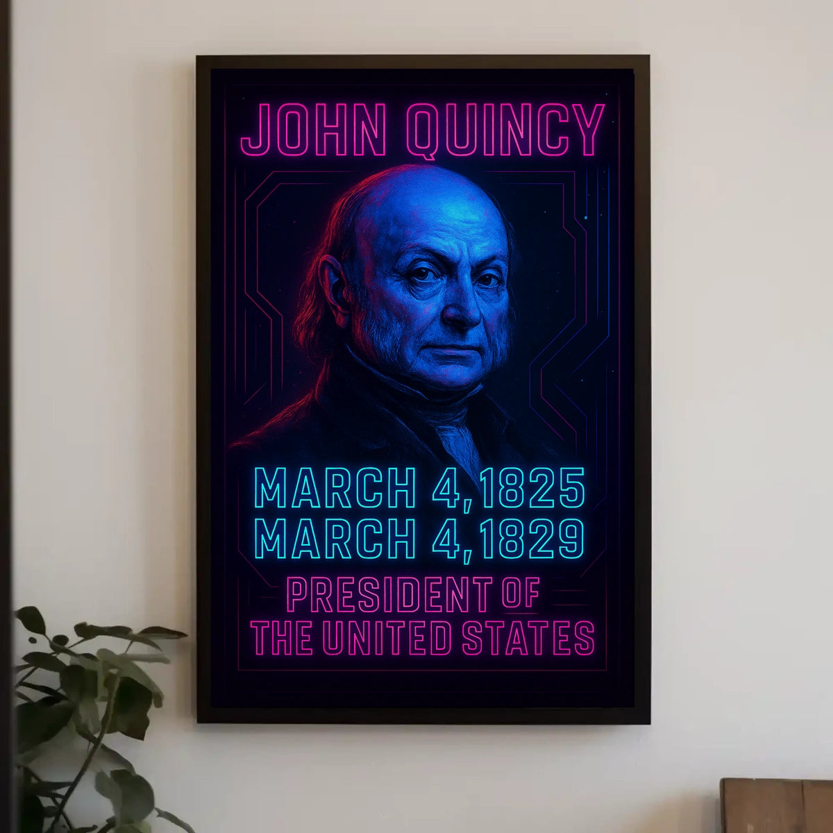 John Quincy Adams 6th President Poster