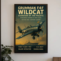 Grumman F4F Wildcat Poster