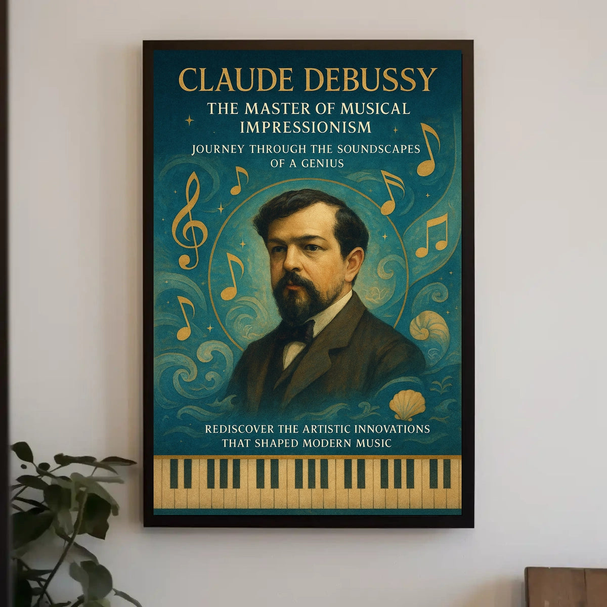 Claude Debussy The Master of Musical Impressionism Poster