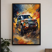Dynamic Off-Road Adventure Poster PosterGoat