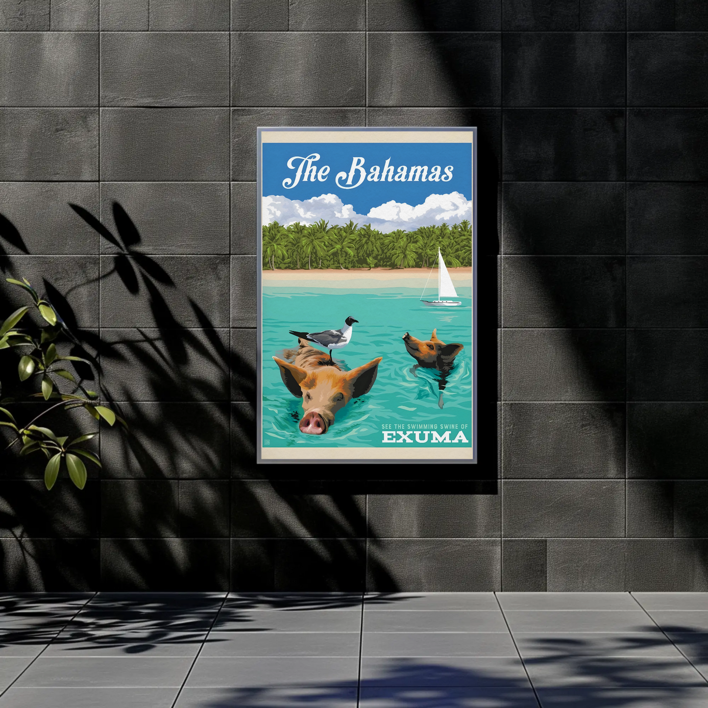 Vintage Poster The Bahamas Exuma