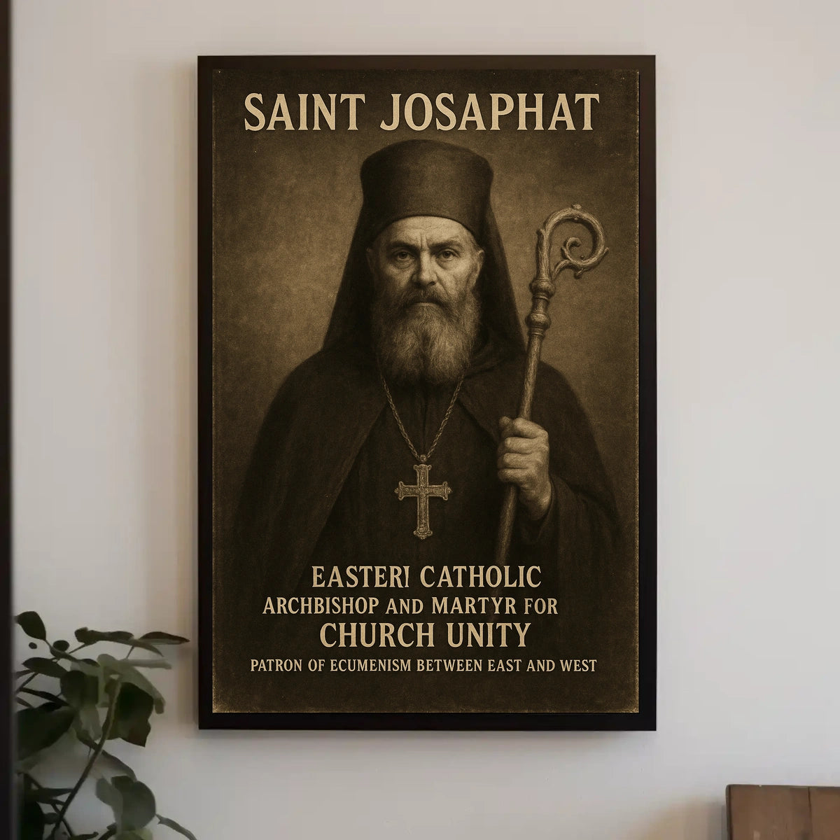 Saint Josaphat Patron Of Ecumenism Poster