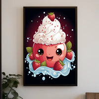 Sweet Delight Poster Whimsical Dreamscape Wall Art Print