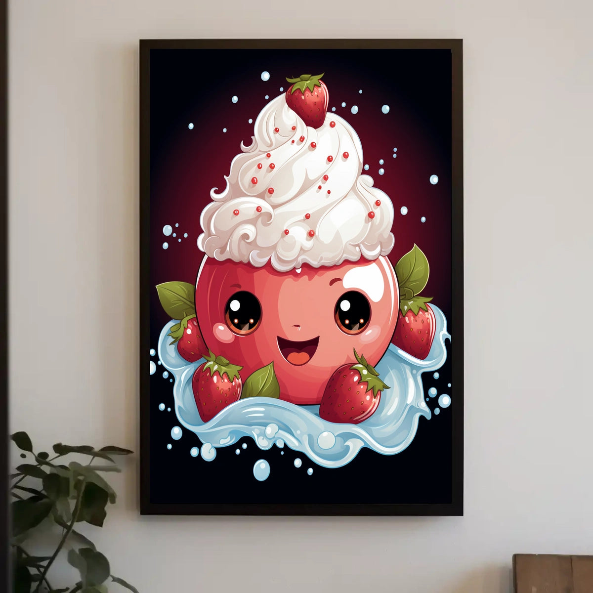 Sweet Delight Poster Whimsical Dreamscape Wall Art Print