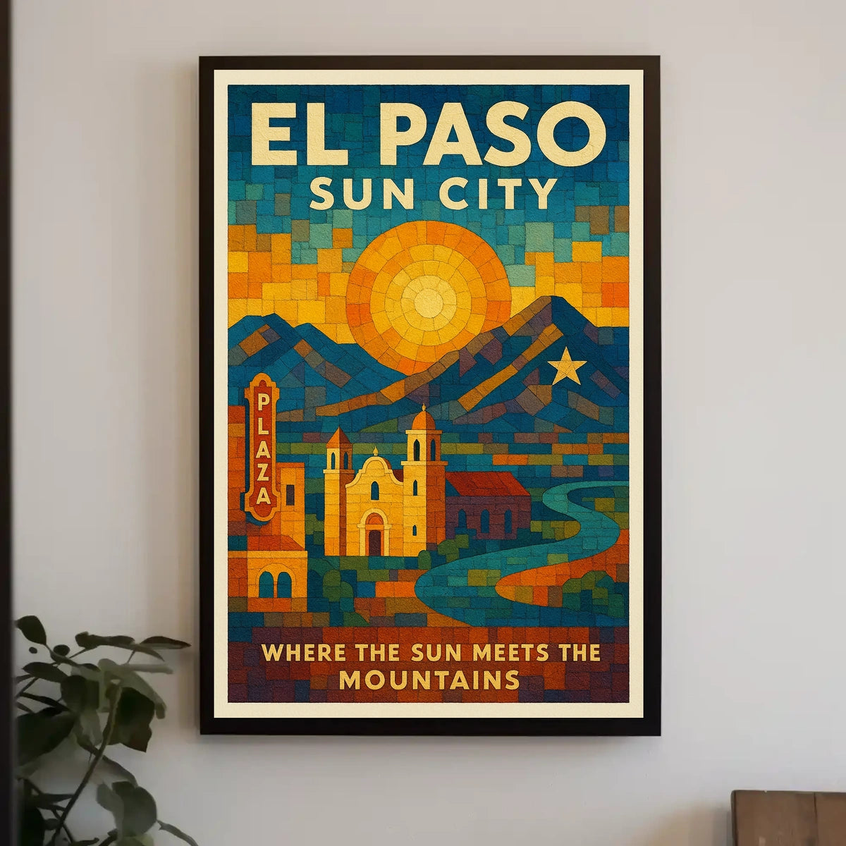 El Paso Sun City Poster