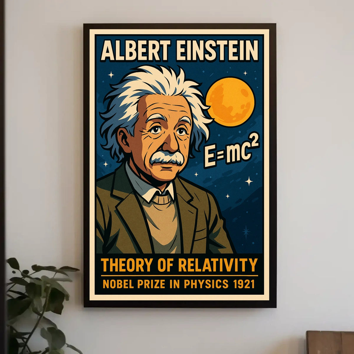 Albert Einstein Theory Of Relativity Poster