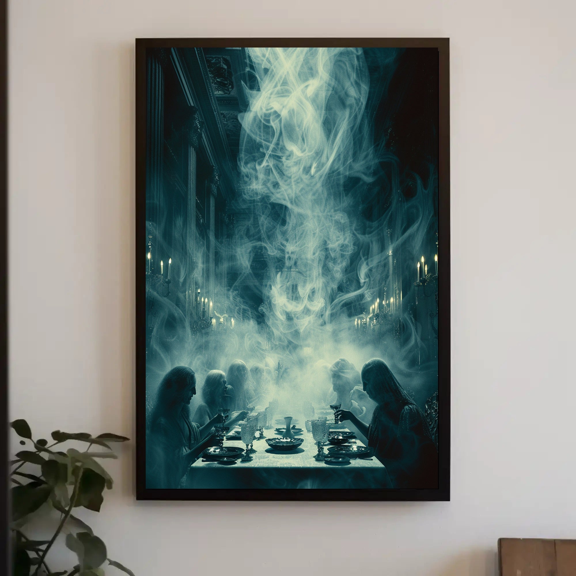 Mysterious Dining Scene: Historical or Presidential Poster PosterGoat