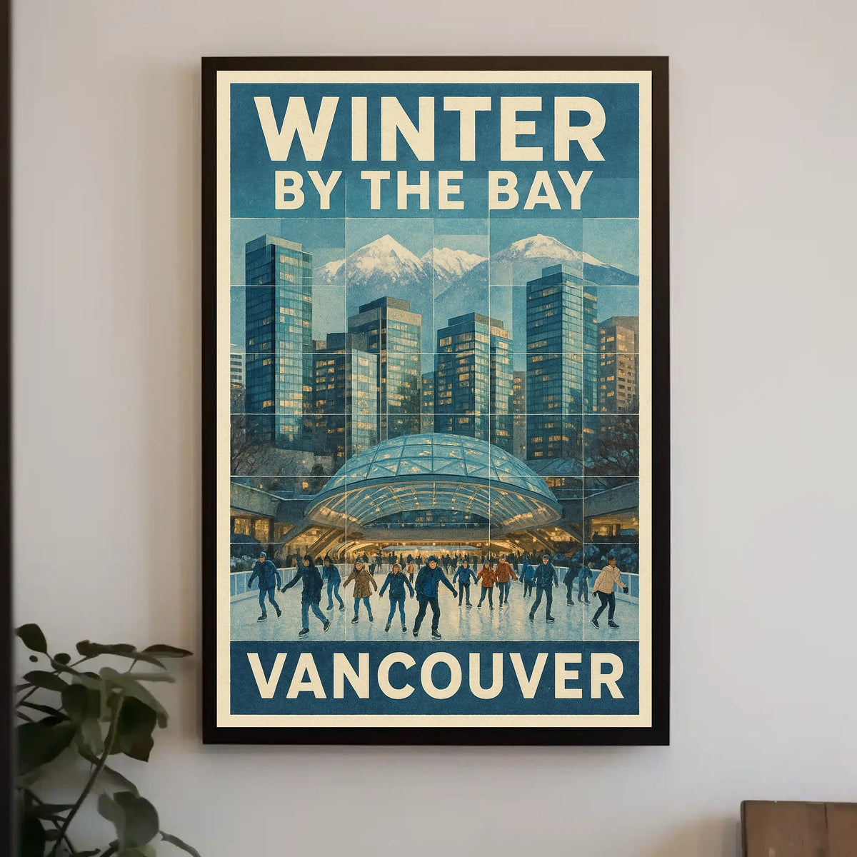 Winter By The Bay Vancouver Poster