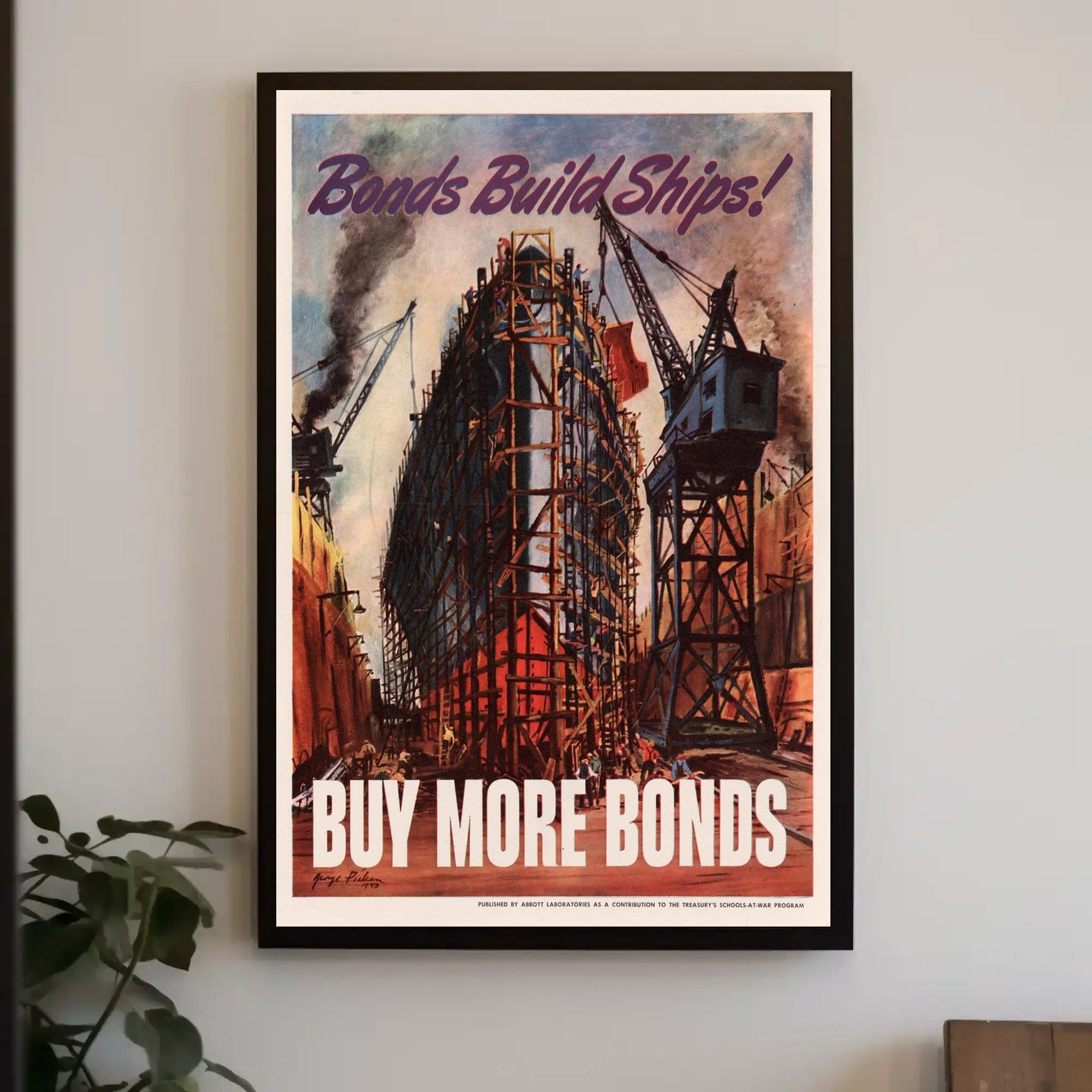 Bonds Build Ships! Poster PosterGoat