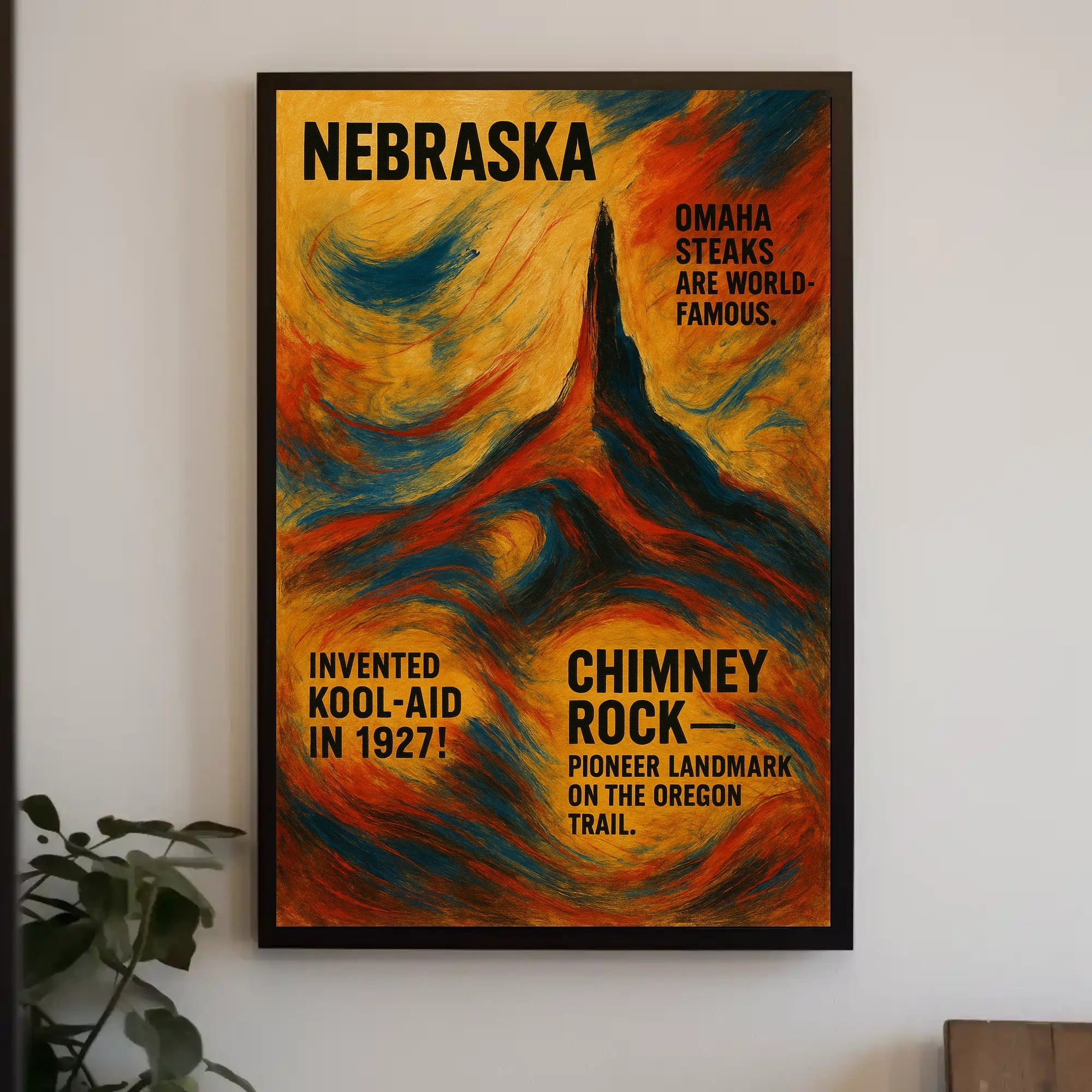 Discover Nebraska Poster
