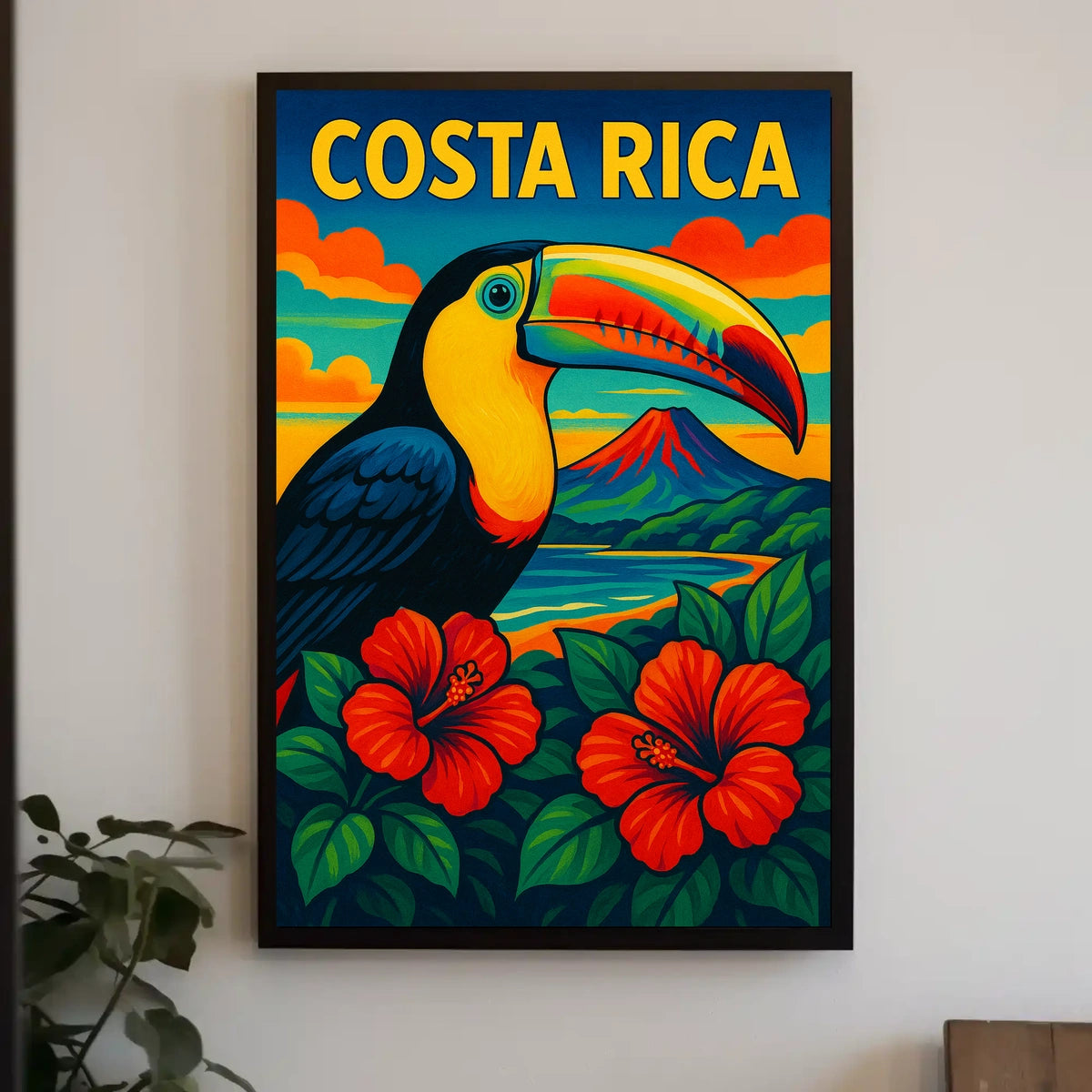 Costa Rica Travel Poster