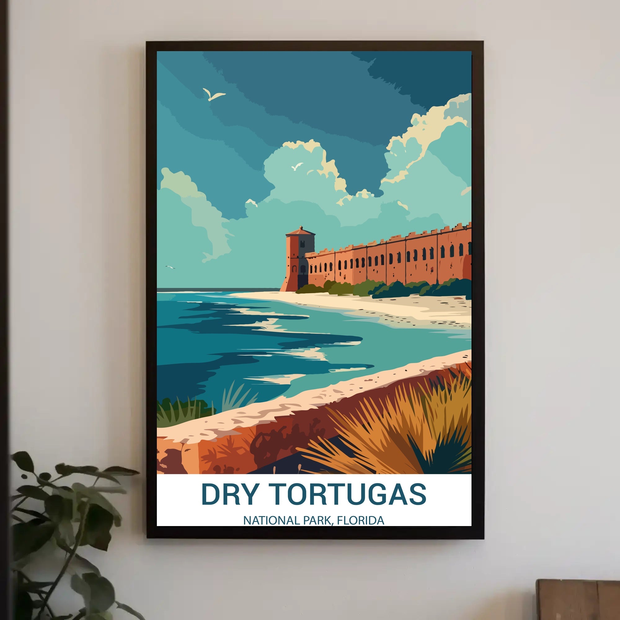 Dry Tortugas Historic Fort National Park Poster