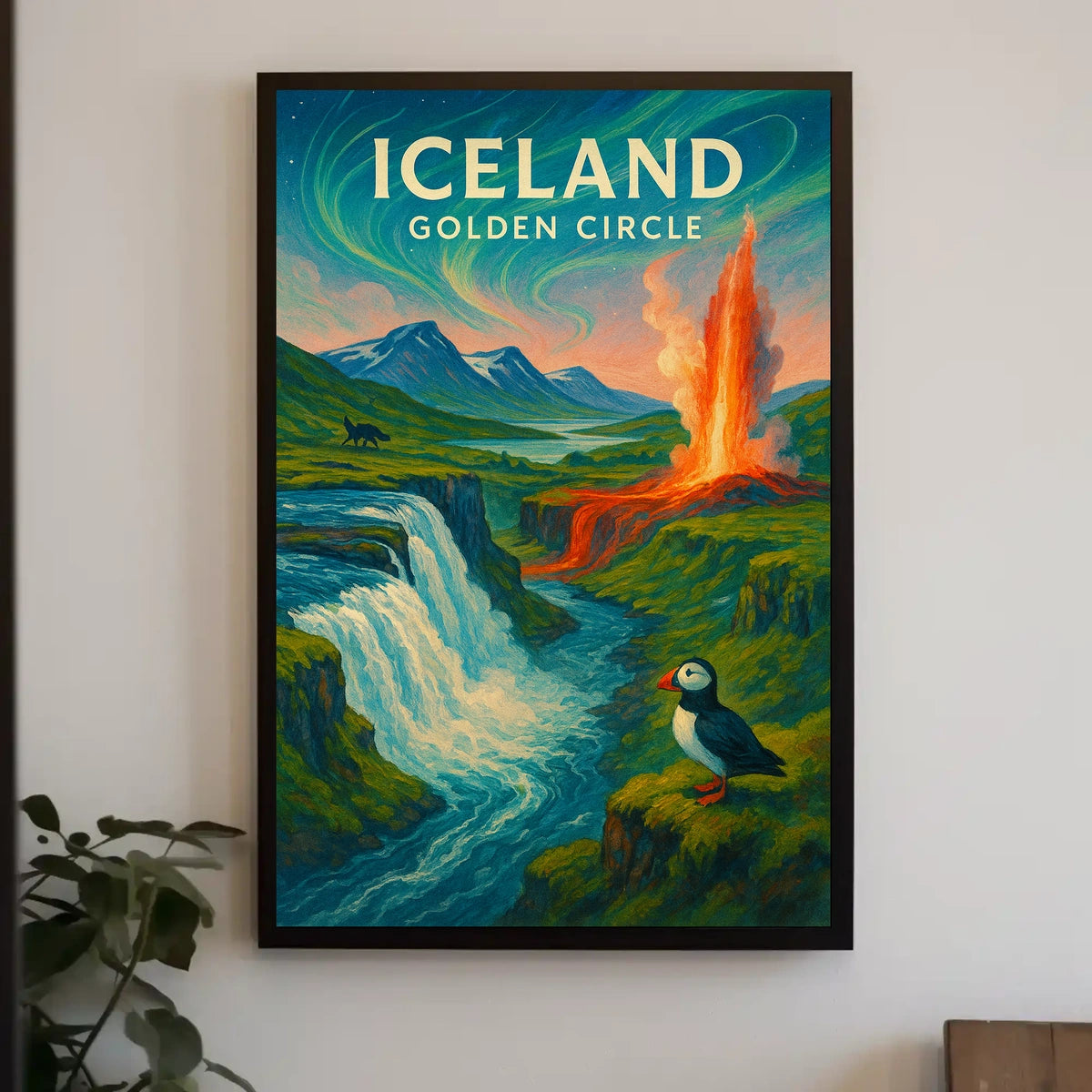 Iceland Golden Circle Poster