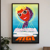 Rigi Switzerland Winter Adventure Retro Travel Poster PosterGoat