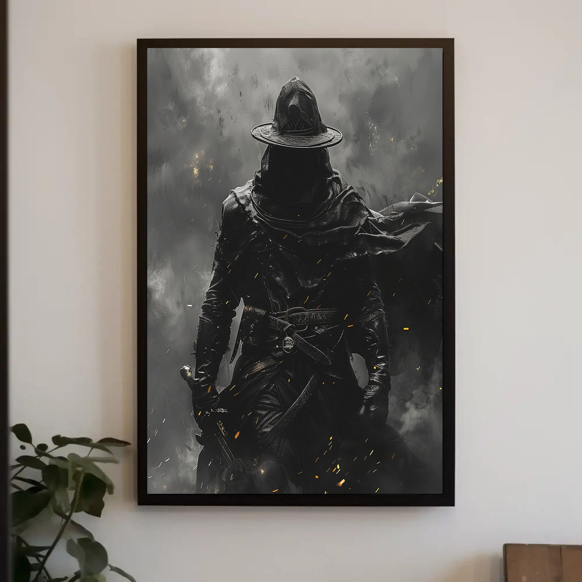 The Mysterious Wanderer Art Print Poster for Home Decor and Travel Enthusiasts PosterGoat