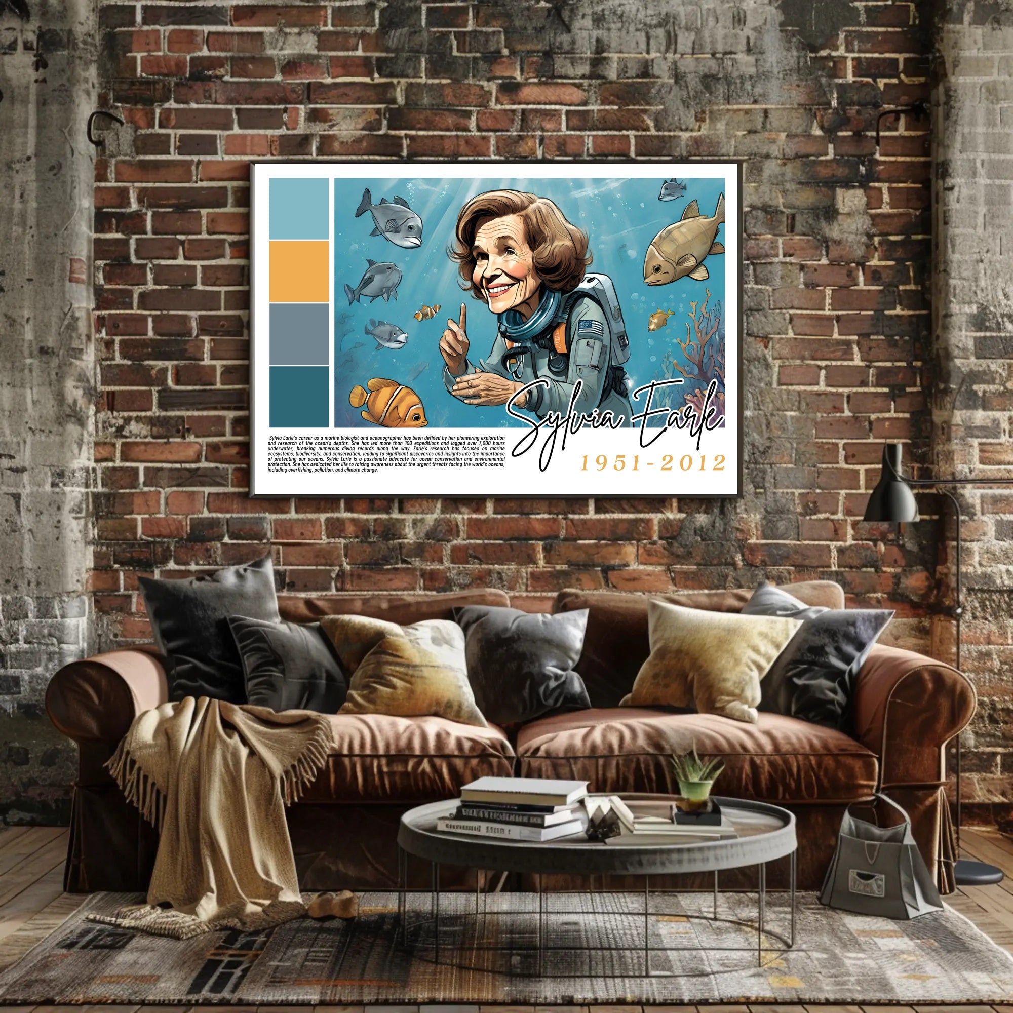 Sylvia Earle: Advocate for the Oceans Poster