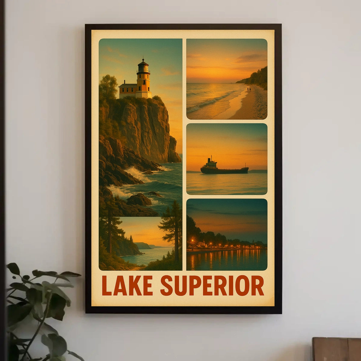 Lake Superior Scenic Views Poster