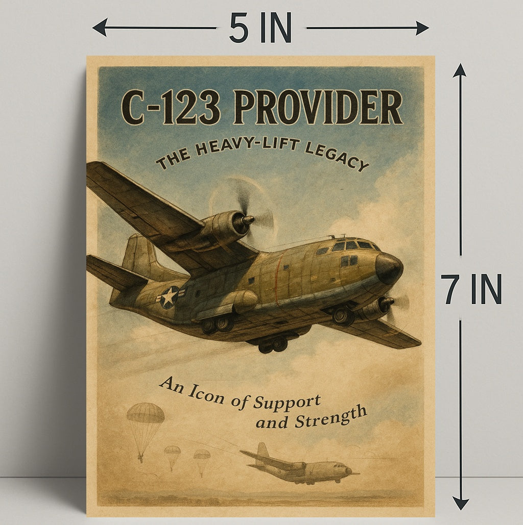 C-123 Provider Heavy-Lift Legacy Poster PosterGoat