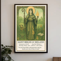 Saint Brigid of Ireland Poster PosterGoat