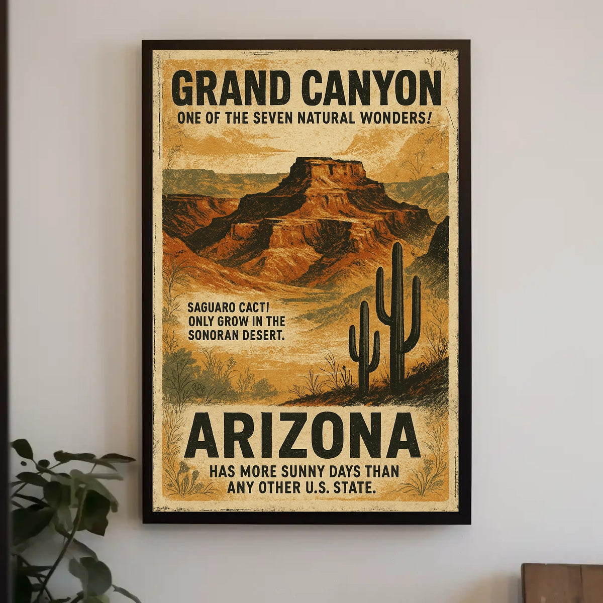 Grand Canyon One of the Seven Natural Wonders Poster