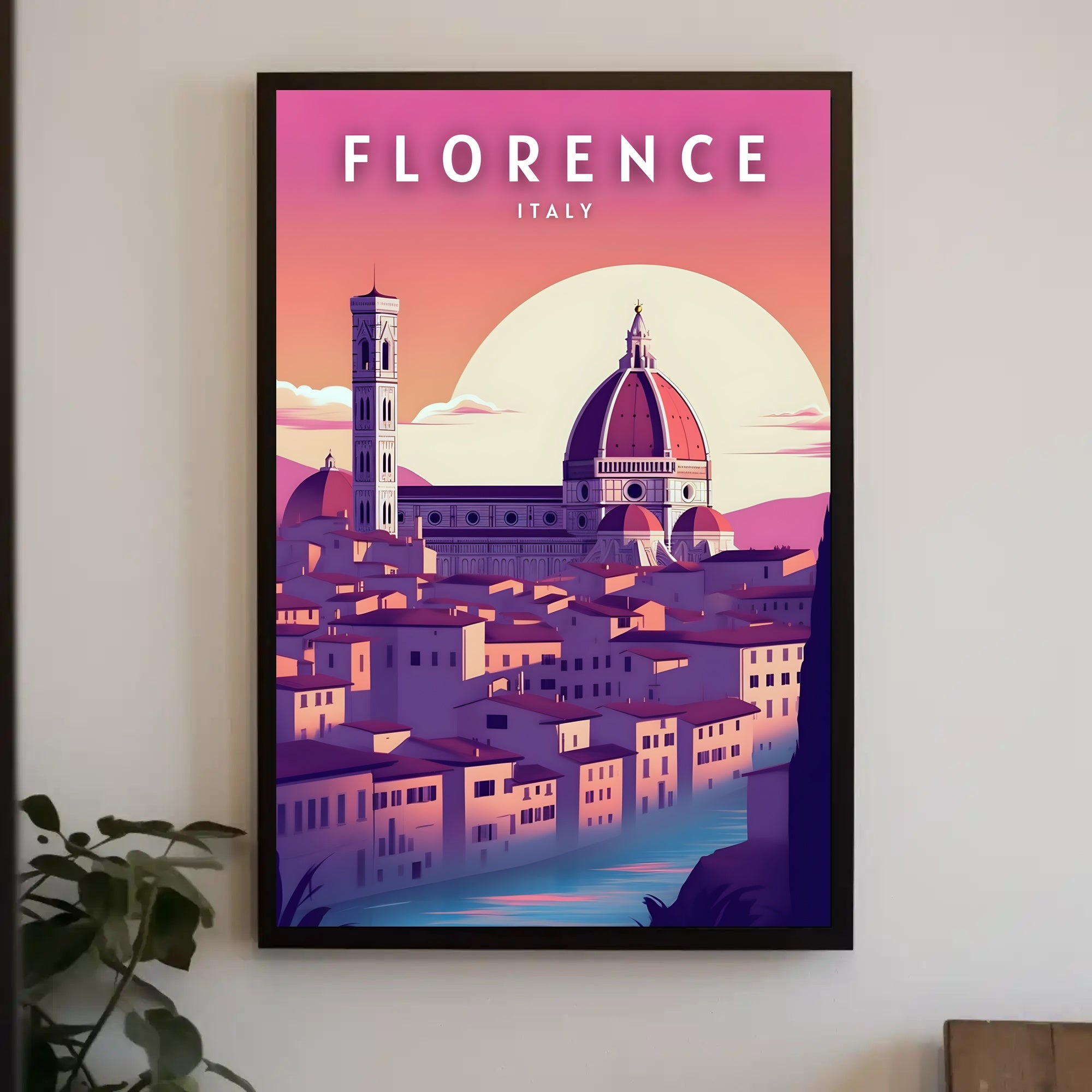 Florence Cathedral In Vibrant Colors: Poster
