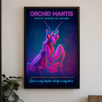 Orchid Mantis Mystic Hunter of Nature Poster